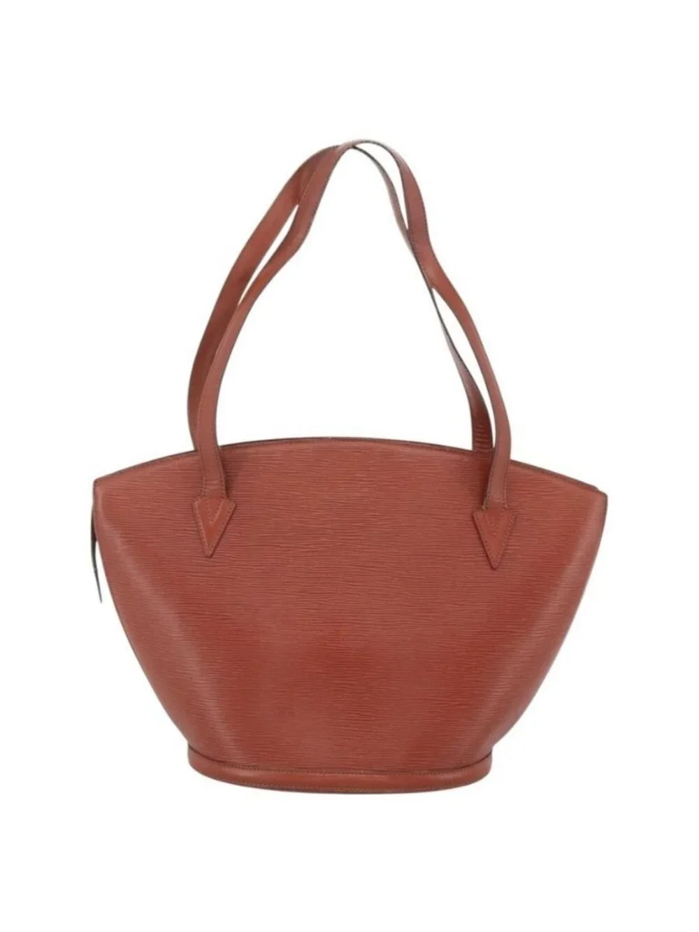 Authentic LOUIS VUITTON Epi Saint Jacques Shopping Bag Brown M52263 LV